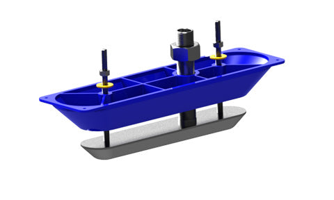 Lowrance, Simrad Stainless Steel StructureScan HD Sonar thru-hull transducer.