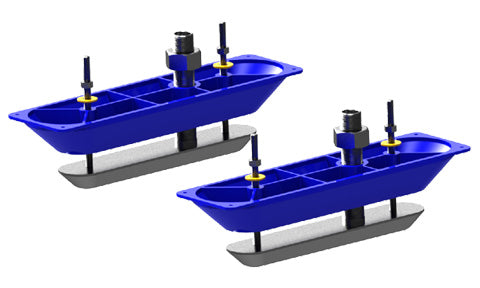 Lowrance, Simrad Stainless Steel StructureScan HD Pair off thru-hull transducers