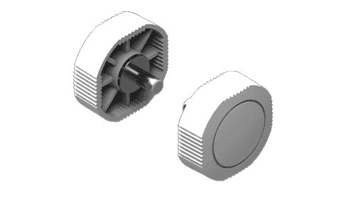 Lowrance VHF Link-6 Bracket mount knobs White