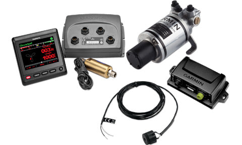 Garmin GHP Compact Reactor 40 Hydraulic Autopilot System with 1L Pump and GHC 20 Display and Shadow Drive