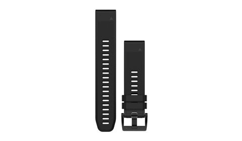 Garmin QuickFit 22mm Watch Bands Black Silicone for Quatix 5