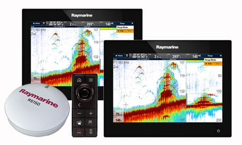 Raymarine gs125 12.1 Inch Glass Bridge Dual Display Bundle