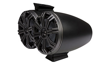 Kicker Audio KM Marine 8 Inch Surface Mount Coaxial Speaker System Black
