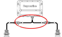 Raymarine Transducer Y Cable for CP450C, CP470 and CP570
