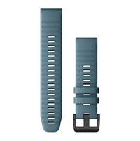 QuickFit® 22 Watch Bands, Lakeside blue silicone