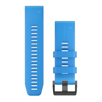 QuickFit® 26 Watch Bands, Cyan blue silicone