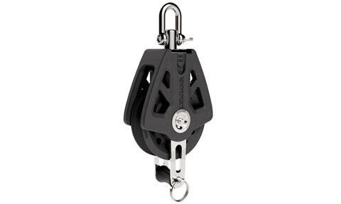 Lewmar 72mm Sync Block Single Becket Black