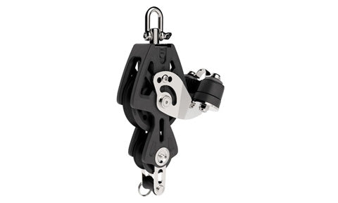 Lewmar 90mm Sync Block Fiddle Becket Cam Black