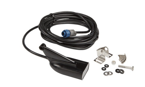 Lowrance, Simrad Blue Plug Skimmer HDI 83-200, 455-800 kHz Transom Mount Transducer