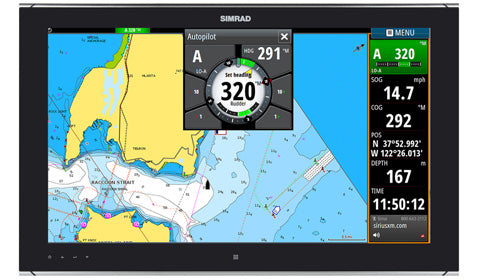 Simrad MO24-T 24 Inch Monitor Wide Screen multi touch High definition