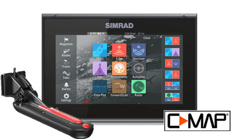 Simrad GO9 XSE TotalScan, Europe South CMap MaxN