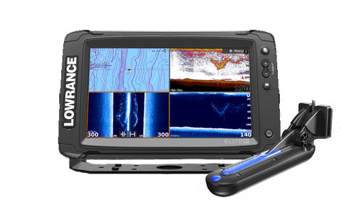 Lowrance Elite-9 Ti with Med High TotalScan Transducer