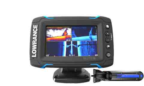 Lowrance Elite-5 Ti Mid High TotalScan Transducer Uk C-Map Chart