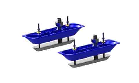 Lowrance, Simrad StructureScan 3D Stainless Steel Dual Thru-Hull Transducer