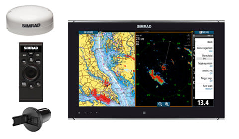 Simrad NSO evo2 19 Inch Glass Bridge Monitor Bundle, No Charts
