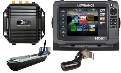 Lowrance HDS-7 Gen3 ROW Medium High 3D Bundle