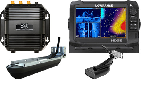 Lowrance HDS-7 Carbon ROW with 3D StructureScan Box and Transducer