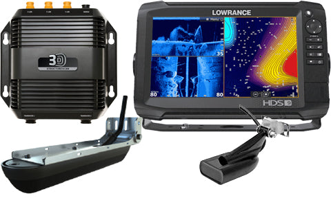 Lowrance HDS-9 Carbon ROW with 3D StructureScan Box and Transducer