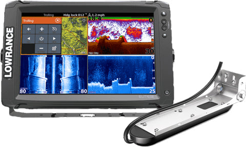 Lowrance Elite-12 Ti Fishfinder Chartplotter TotalScan Transducer C-Map S Europe