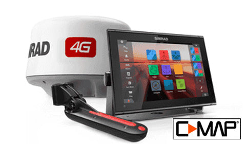 Simrad GO12 XSE 4G Radar Totalscan CMAP PRO