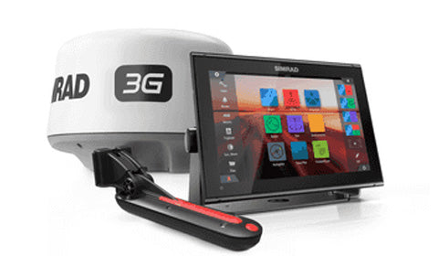 Simrad GO12 XSE 12 Inch Chartplotter 3G Radar TotalScan ROW