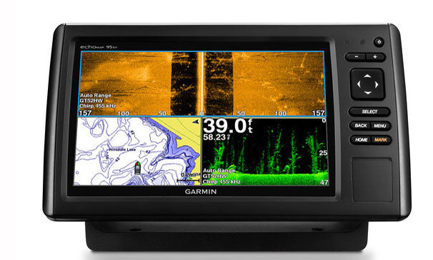 Garmin echoMAP CHIRP 95sv GPS with SideVu Preloaded with UK Cartography No Transducer