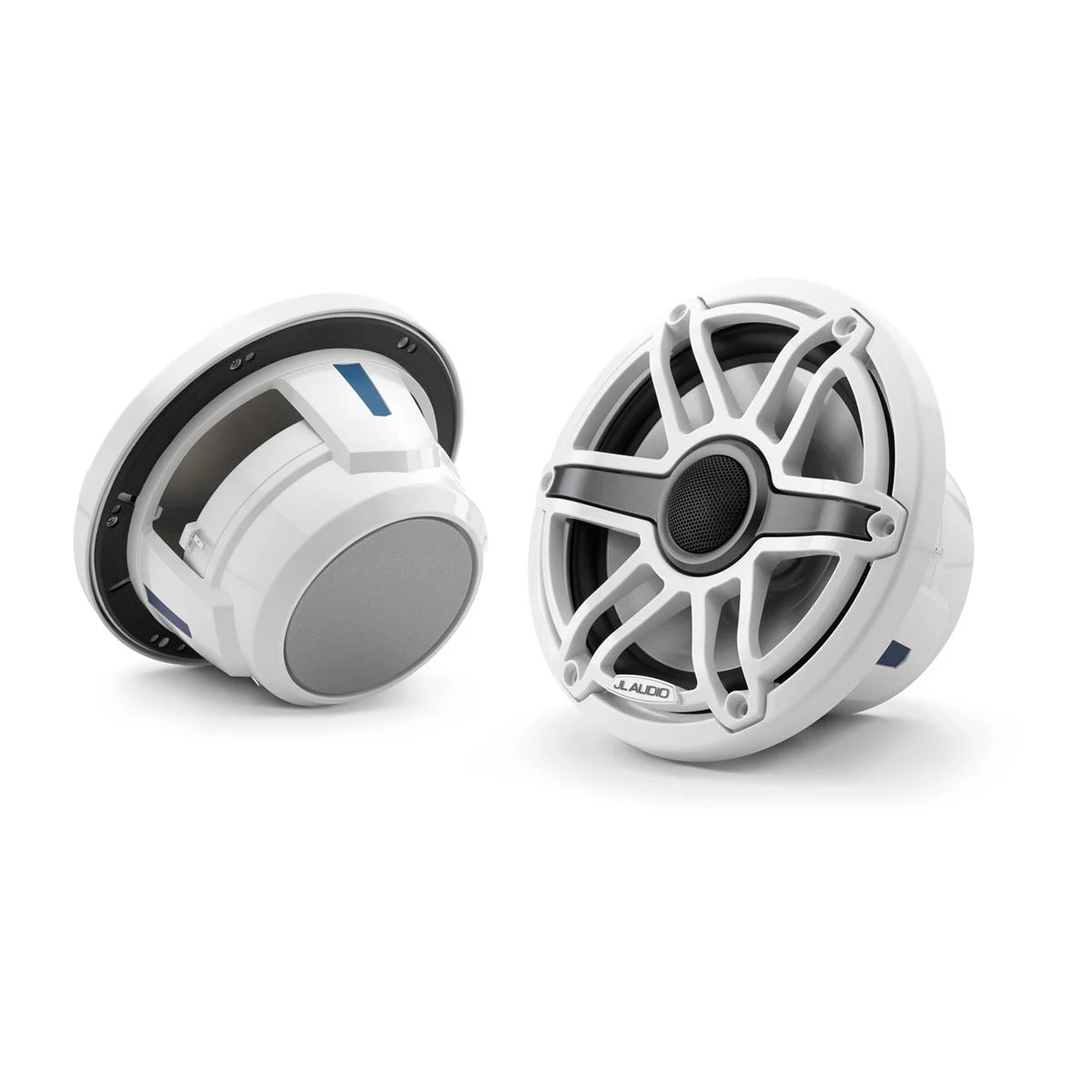 JL Audio® M6 Marine Speakers, 7.7" with White sport grille