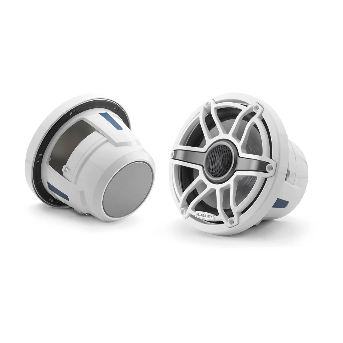 JL Audio® M6 Marine Speakers, 8.8" with White sport grille