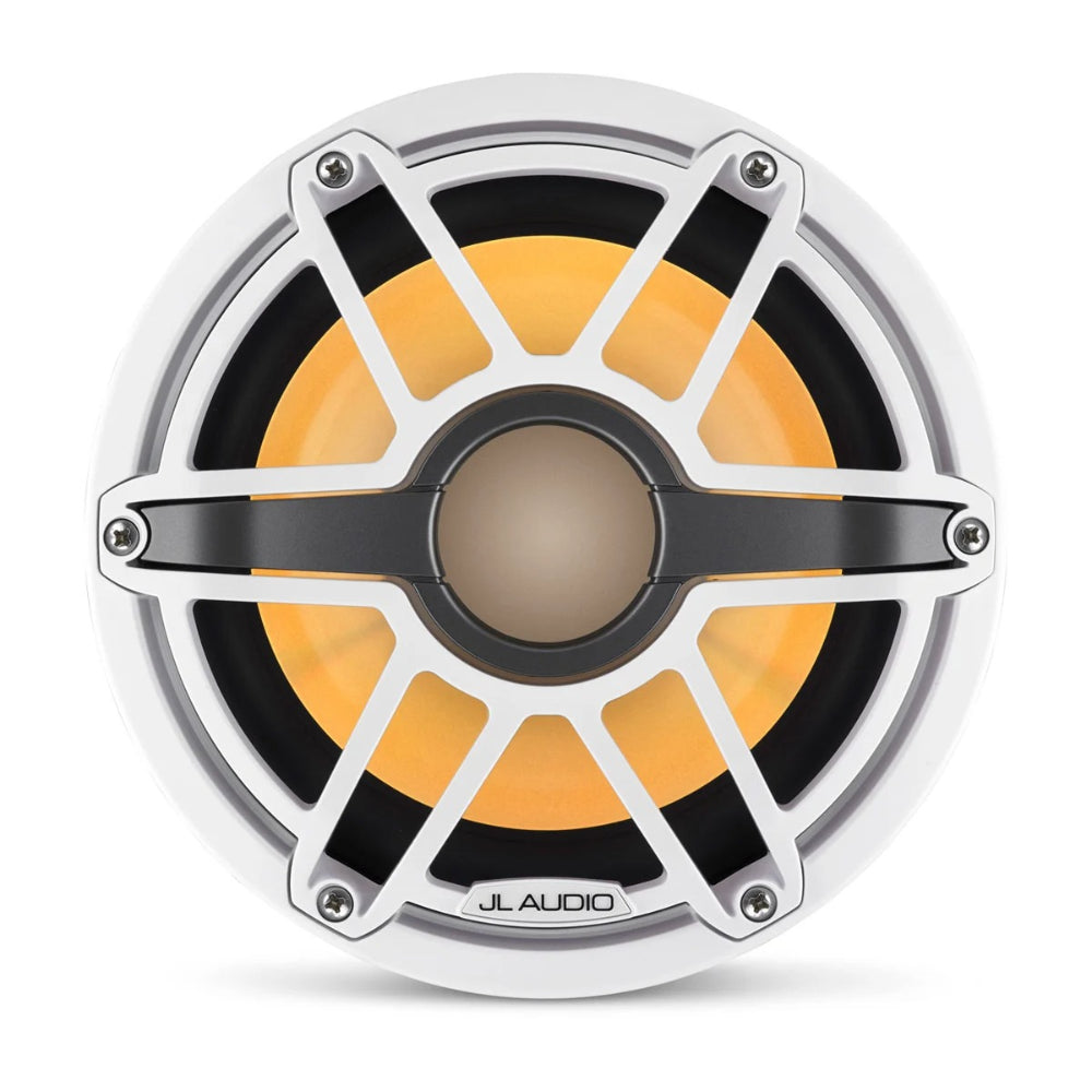 JL Audio M6 Marine Subwoofer - 8" - RGB LED - White Sport