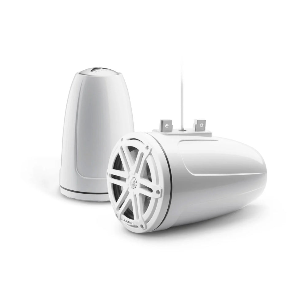 JL Audio® M3 Enclosed Tower Speakers, 7.7" with White sport grille