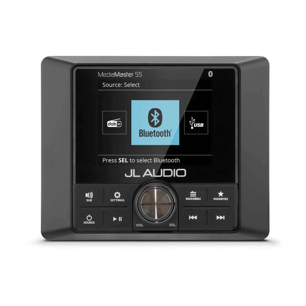 JL Audio MediaMaster 55 Marine Stereo With Full-Colour LCD