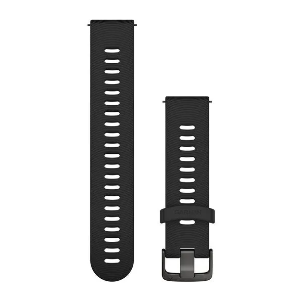 Quick Release Bands (20 mm), Black, slate hardware