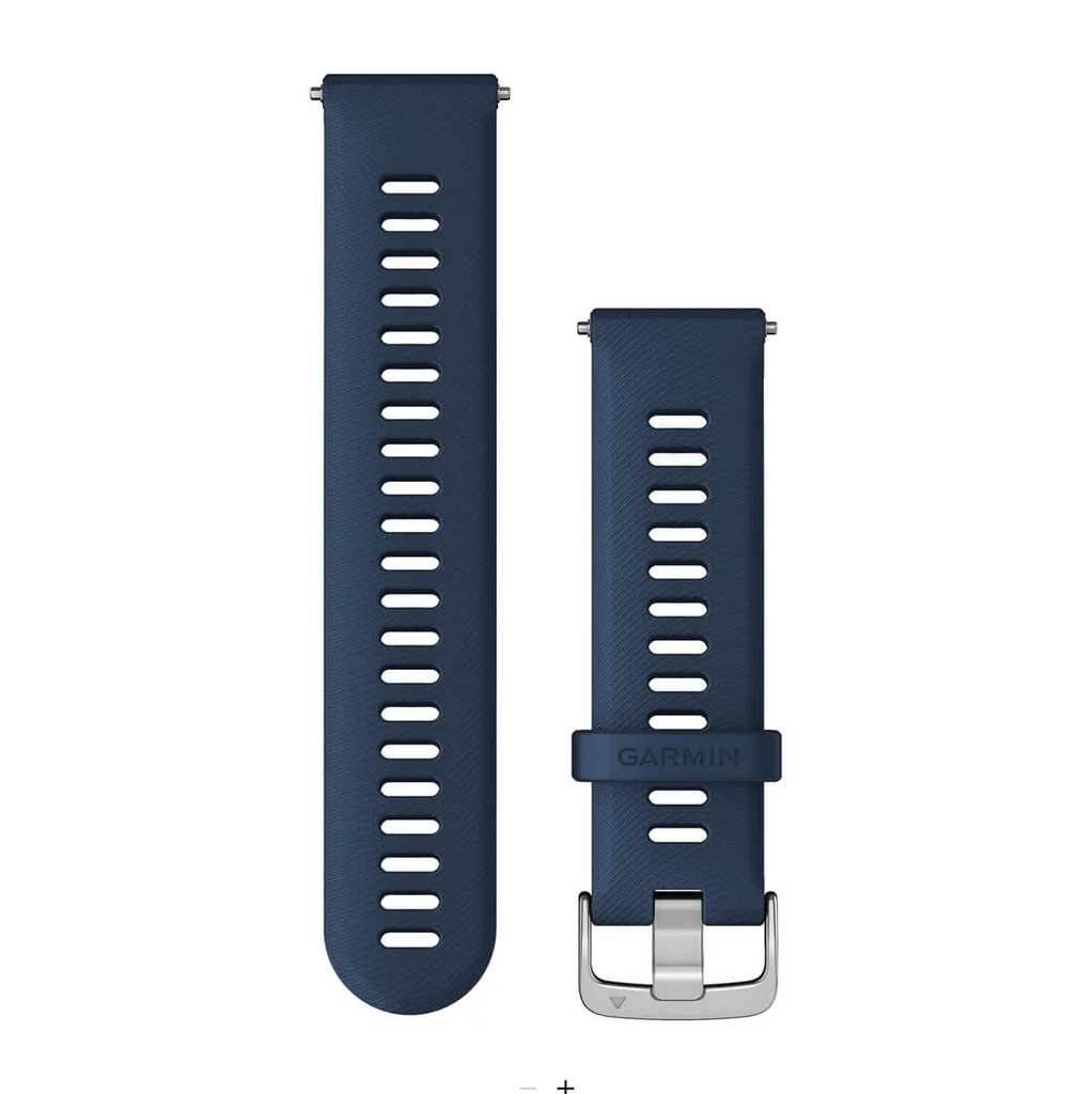 Quick Release Bands (22 mm), Tidal blue, silver hardware