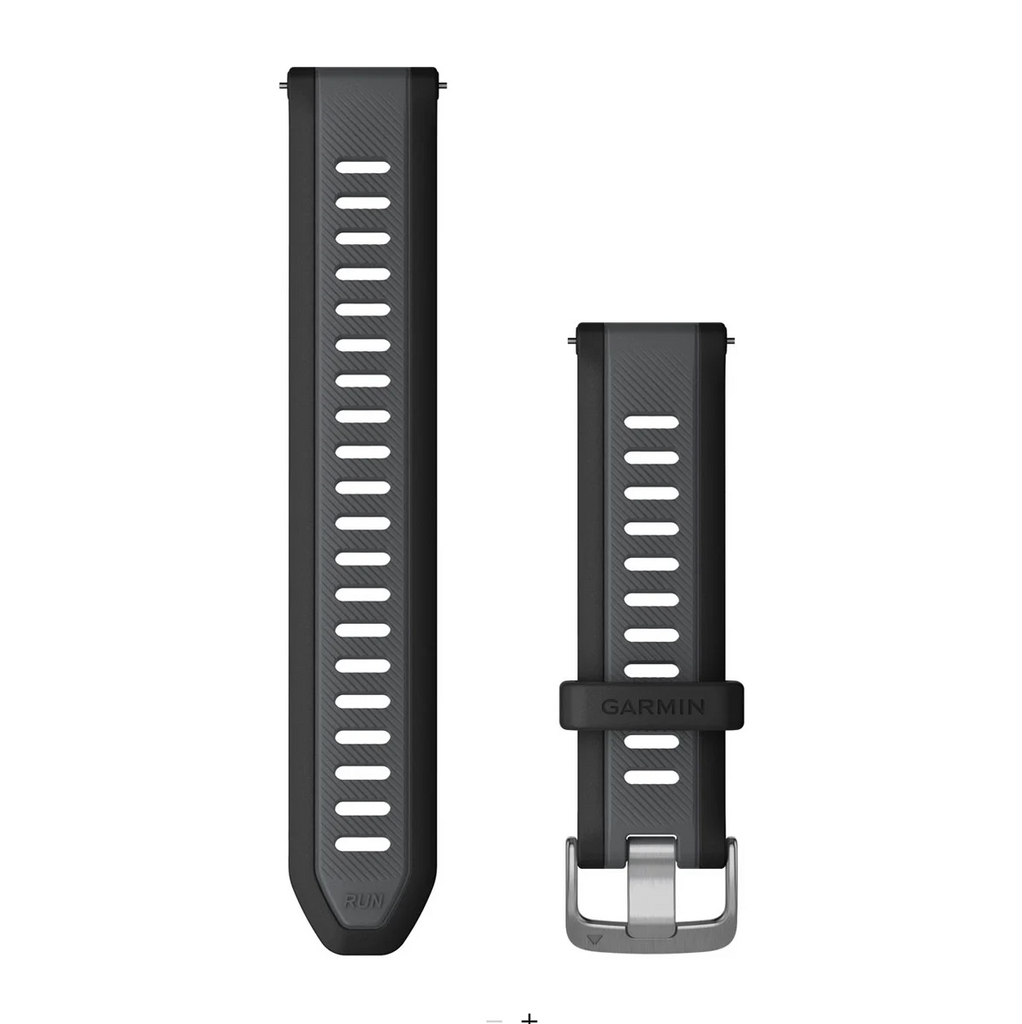 Quick Release Bands (20 mm), Black/Slate grey