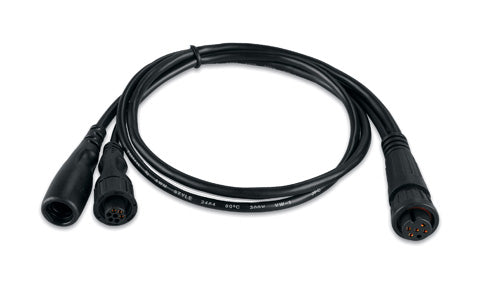 Garmin 4-pin transducer to 6-pin sounder adapter