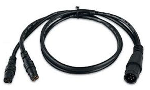 Garmin Y Dual 4 Pin Sounder to 6 Pin Transducer Adapter Cable