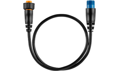 Garmin 8-pin Transducer to 12-pin Sounder Adapter Cable with XID