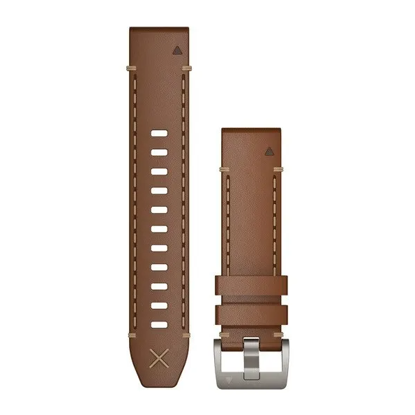 QuickFit® 22 Watch Bands, Italian vacchetta leather strap