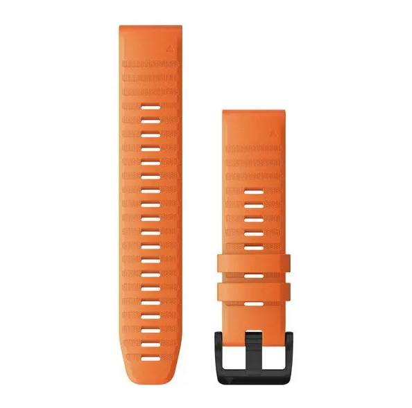 QuickFit® 22 Watch Bands, Ember orange silicone