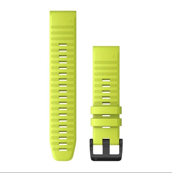 QuickFit® 22 Watch Bands, Amp yellow silicone