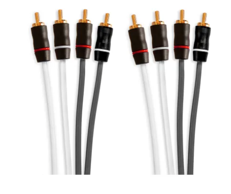 Fusion RCA Cables, 4 Channel, 12 ft (3.66 m) Cable