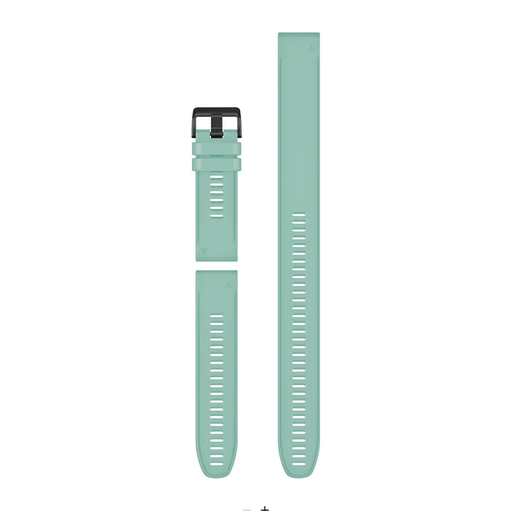 QuickFit® 26 Dive Watch bands, Spearmint silicone (3-piece Dive Set)
