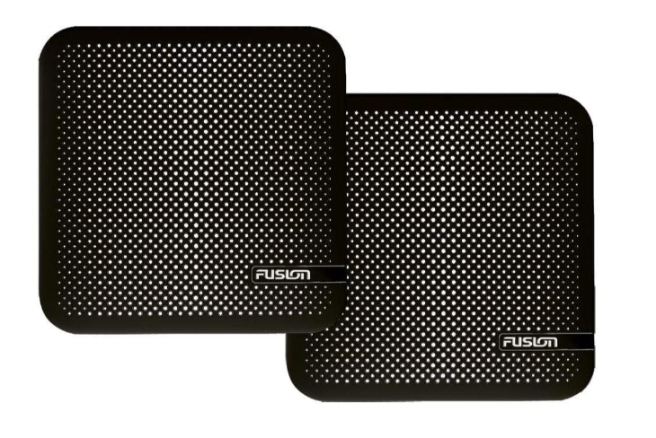 Fusion Shallow Mount Speaker Grille Black