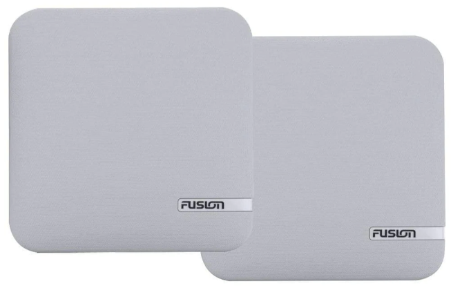Fusion Shallow Mount Speaker Cloth Grille White
