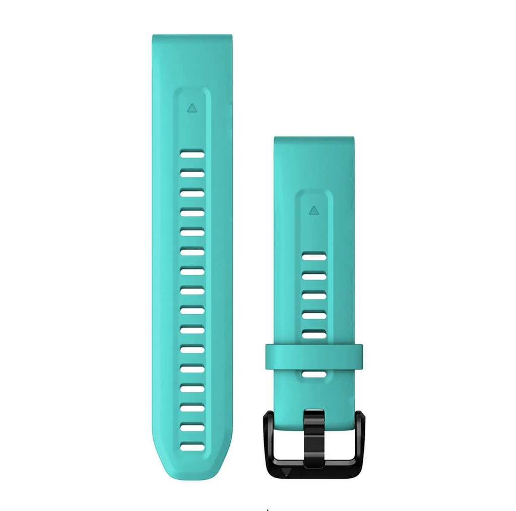 QuickFit® 20 Watch Bands, Aqua silicone