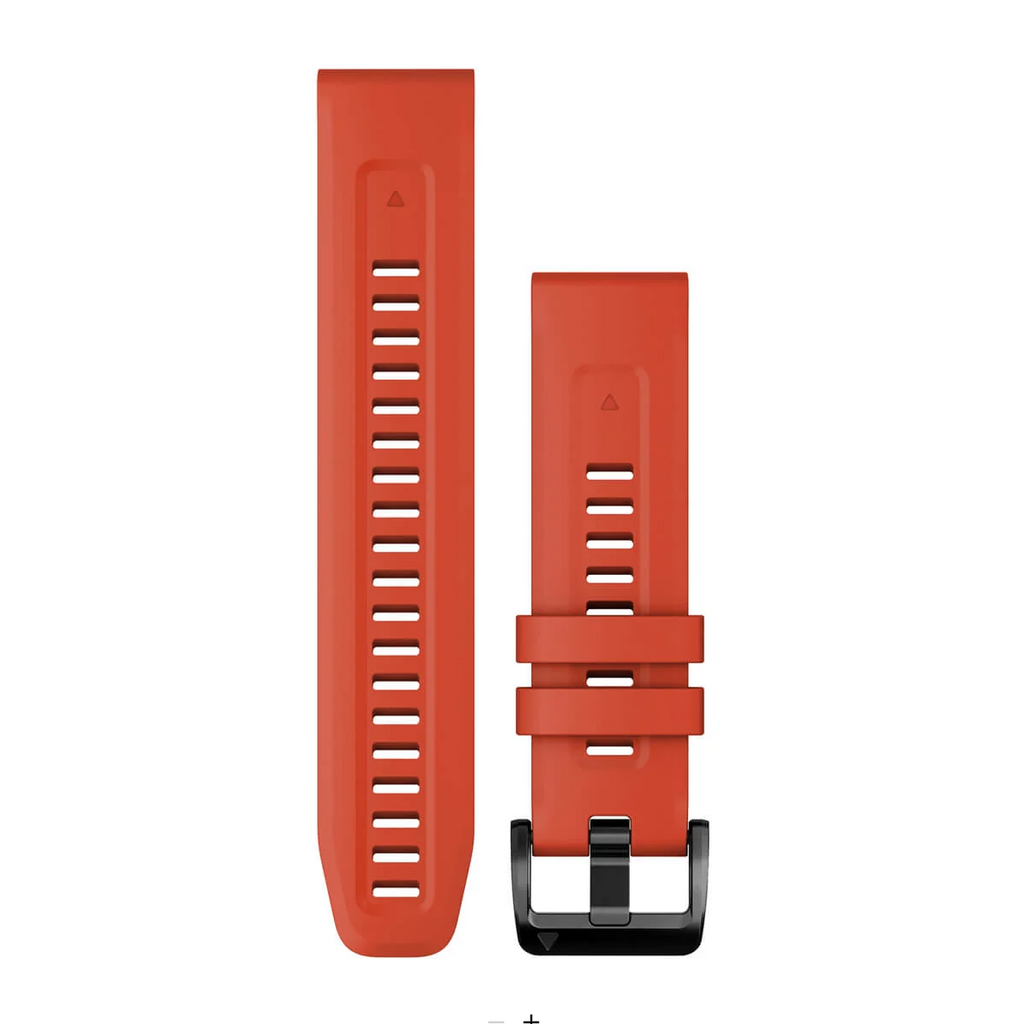QuickFit® 22 Watch Bands, Flame red silicone