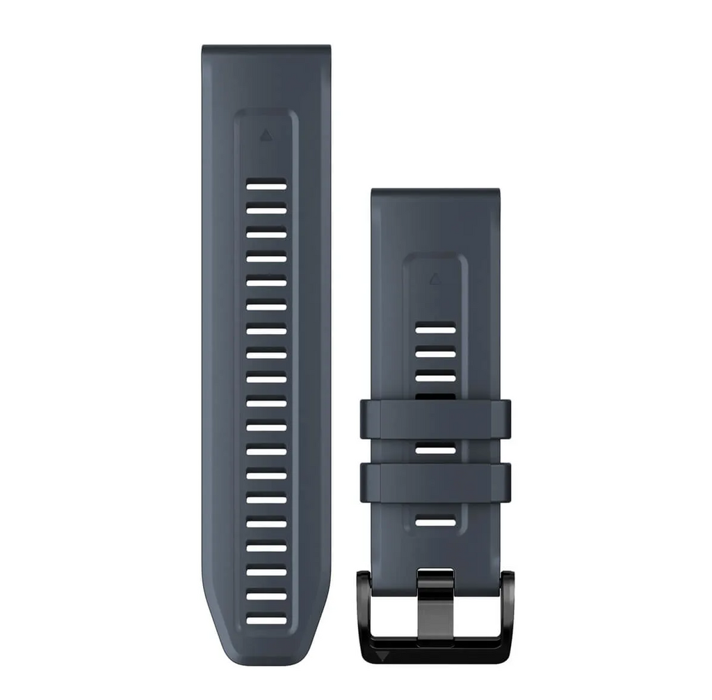 QuickFit® 26 Watch Bands, Granite blue silicone
