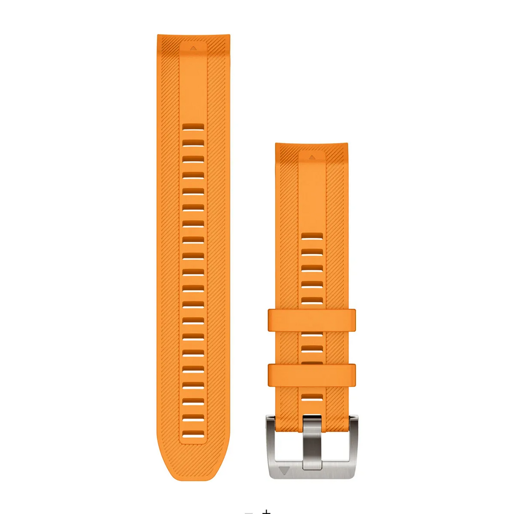 QuickFit® 22 Watch Straps (MARQ™), Spark orange silicone strap