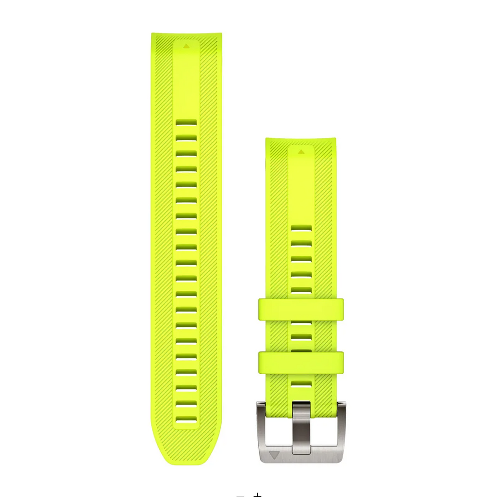 QuickFit® 22 Watch Straps (MARQ™), Amp yellow silicone strap