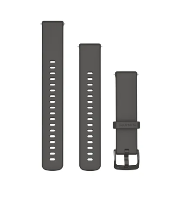 Quick Release Bands, Sage grey, silver hardware